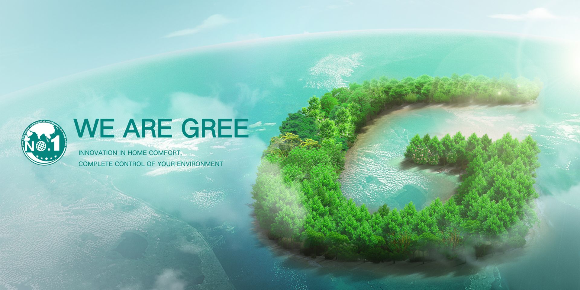 banner we are gree